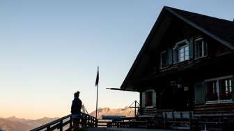 Abendstimmung auf der Gafadurahütte