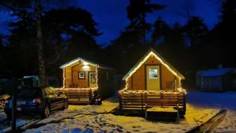 Waldcamping Winter
