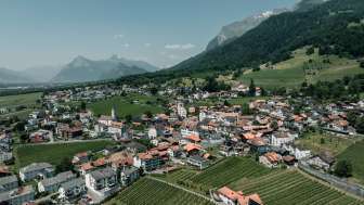 Aussicht auf Malans