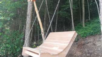 Holzschaukel