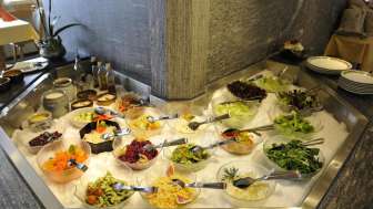 Salatbuffet im Restaurant