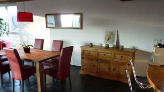 Ess-/Wohnbereich des Penthouses