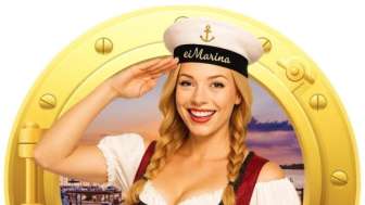 Oktoberfest Schiff im Hafen Ermatingen am Bodensee