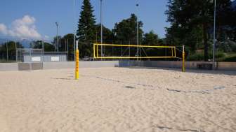 Beachvolleyball-Feld Rheinparkstadion