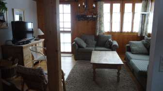 Wohnzimmer Ferienhaus Loretz