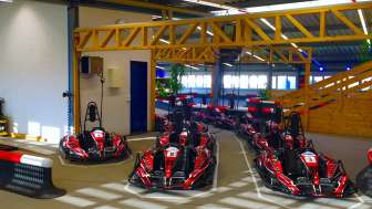 Elektro-Karts auf der Kartbahn Nendeln