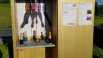 Gold Trophy Kasten Kegel